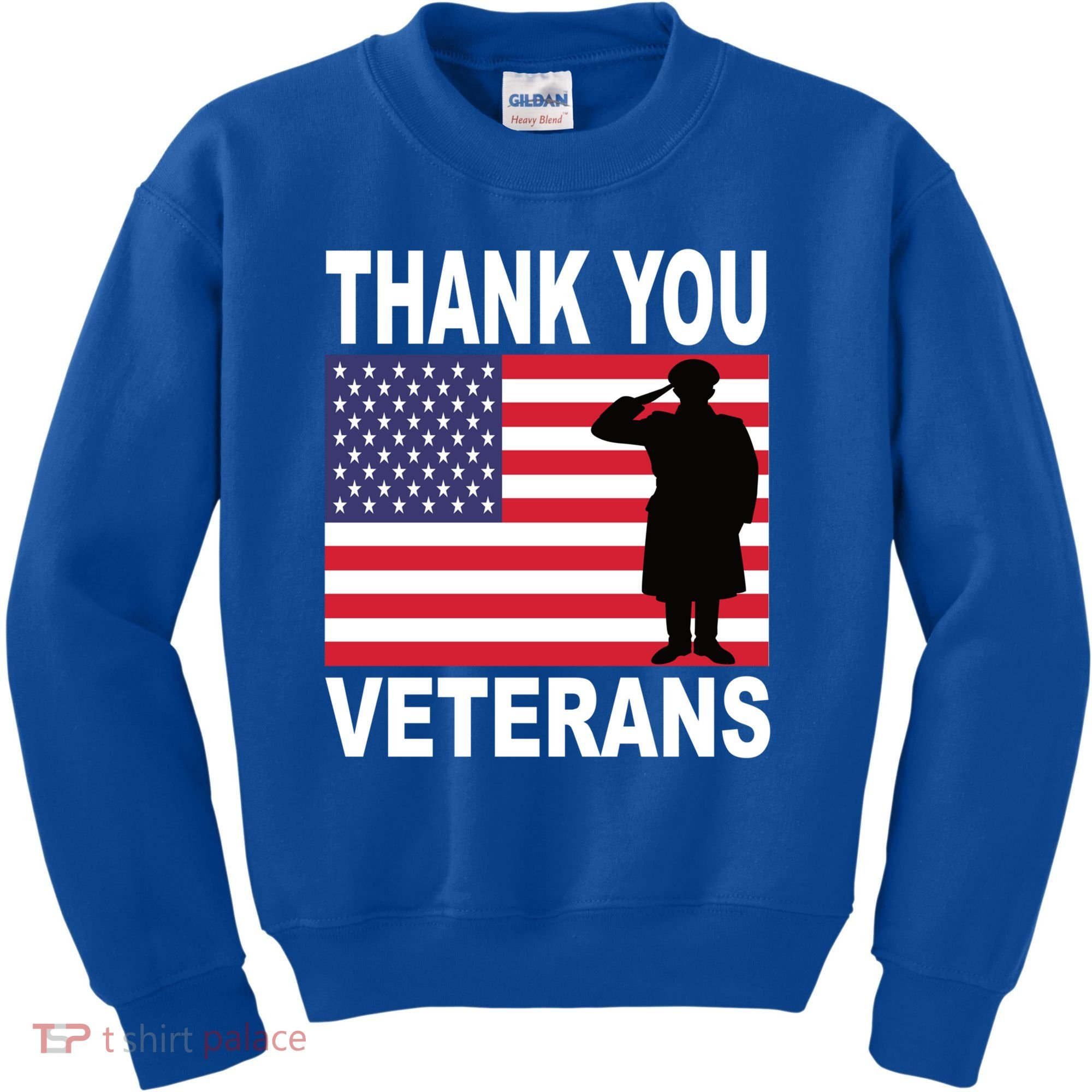 Thank You Veterans Gift Veterans Day Gift Kids Sweatshirt