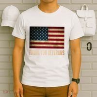 Thank You Veterans Day Military Life Army Affairs Grateful T-Shirt thumb 6