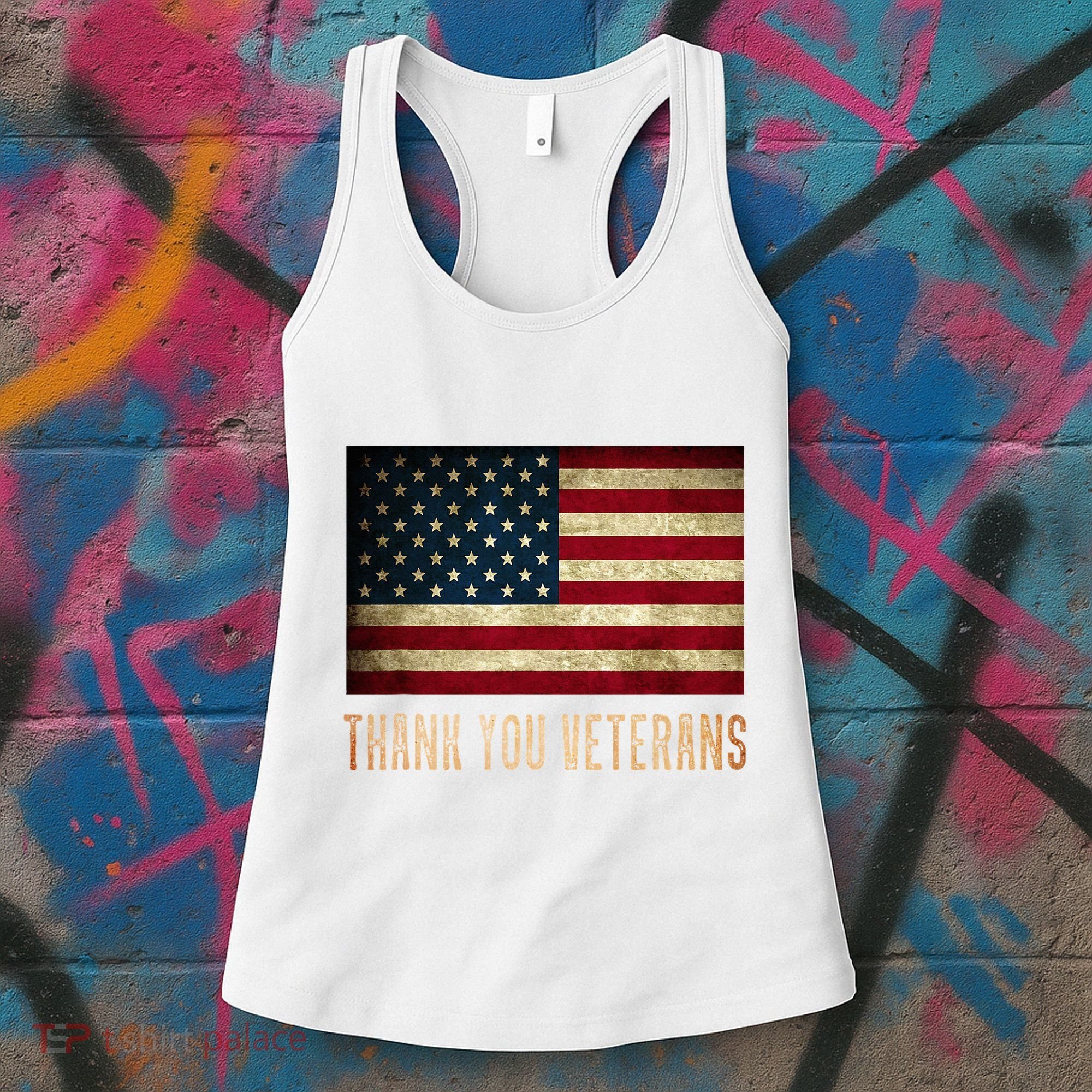 Thank You Veterans Day Military Life Army Affairs Grateful Women's Tank Top