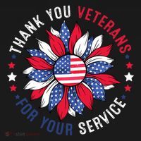 Thank You Veterans Sunflower Military Veterans Day Tribute Women's Hoodie thumb 2