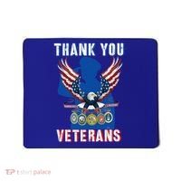 Thank You Veterans Combat Veteran Day American Flag Gift Mousepad thumb 0