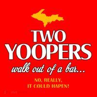 Two Yoopers Walk Out Of A Bar No Really It Could Happen Santa Hat thumb 1