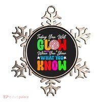 Today You Will Glow Teachers Day Test Day Testing Ornament thumb 0