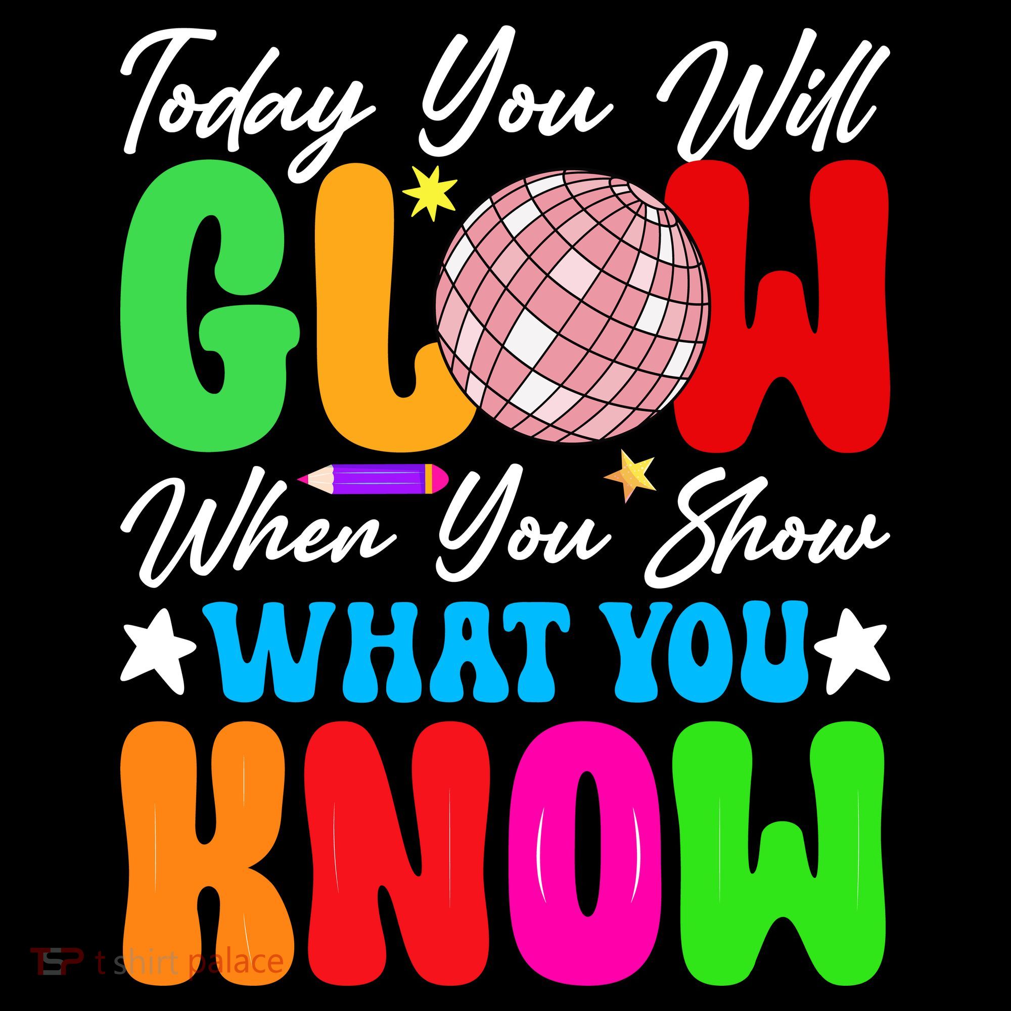 Today You Will Glow Teachers Day Test Day Testing Toddler Hoodie