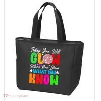 Today You Will Glow Teachers Day Test Day Testing Tote Bag thumb 3