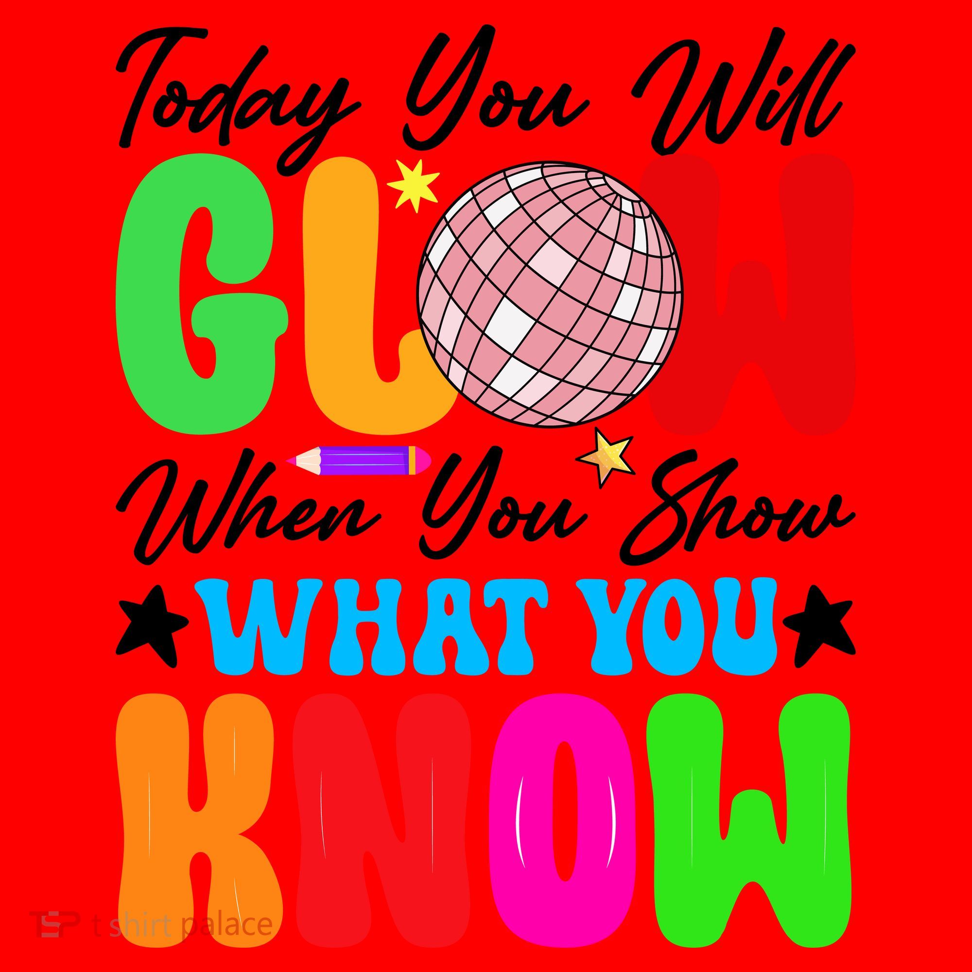 Today You Will Glow Teachers Day Test Day Testing Santa Hat