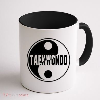 Taekwondo Yin Yang Tae Kwon Do Duality Tee Coffee Mug back