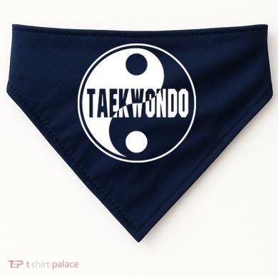 Taekwondo Yin Yang Tae Kwon Do Duality Tee USA-Made Doggie Bandana