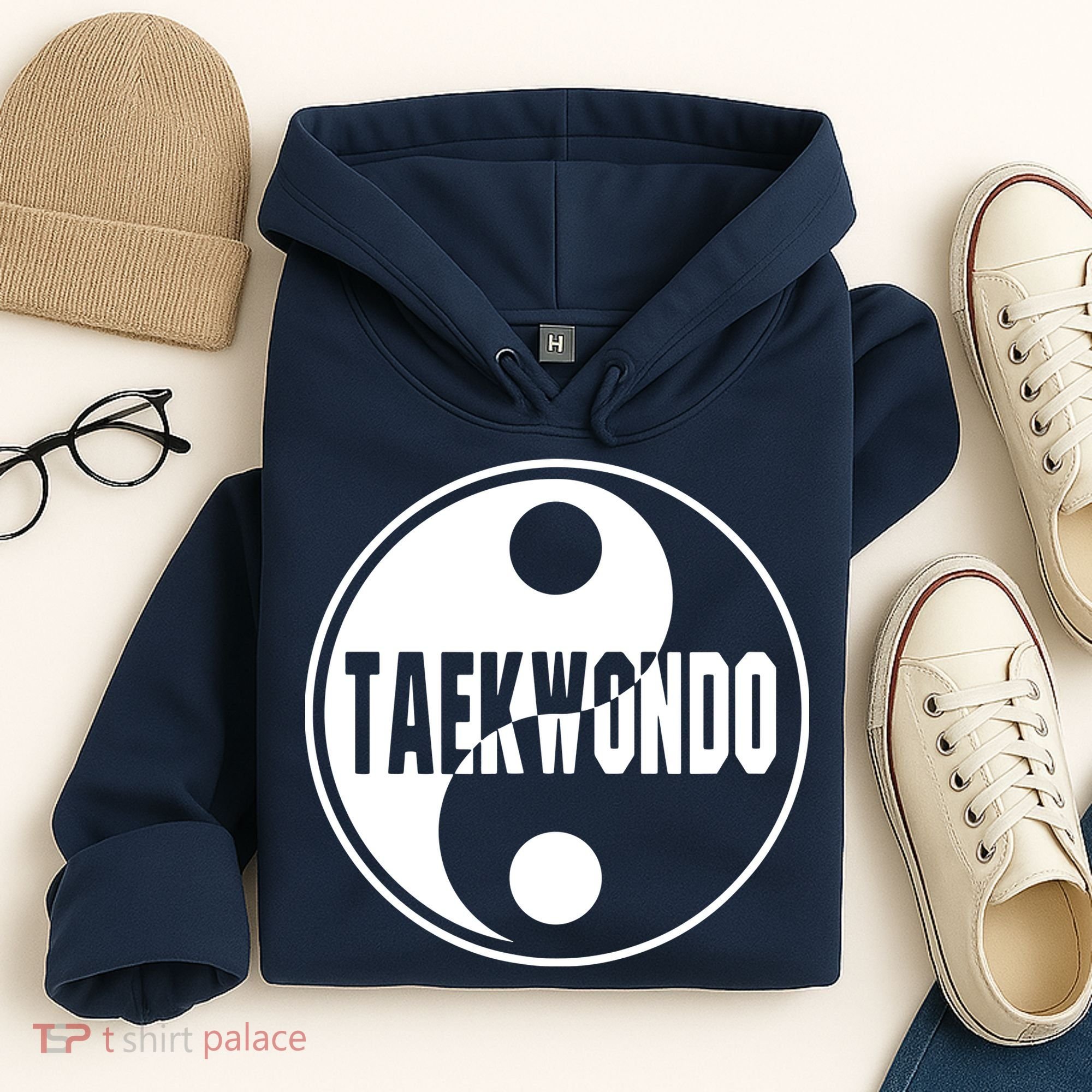 Taekwondo Yin Yang Tae Kwon Do Duality Tee Hoodie
