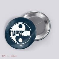 Taekwondo Yin Yang Tae Kwon Do Duality Tee Button thumb 0