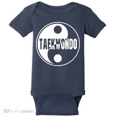 Taekwondo Yin Yang Tae Kwon Do Duality Tee Baby Bodysuit