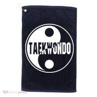 Taekwondo Yin Yang Tae Kwon Do Duality Tee Golf Towel thumb 0