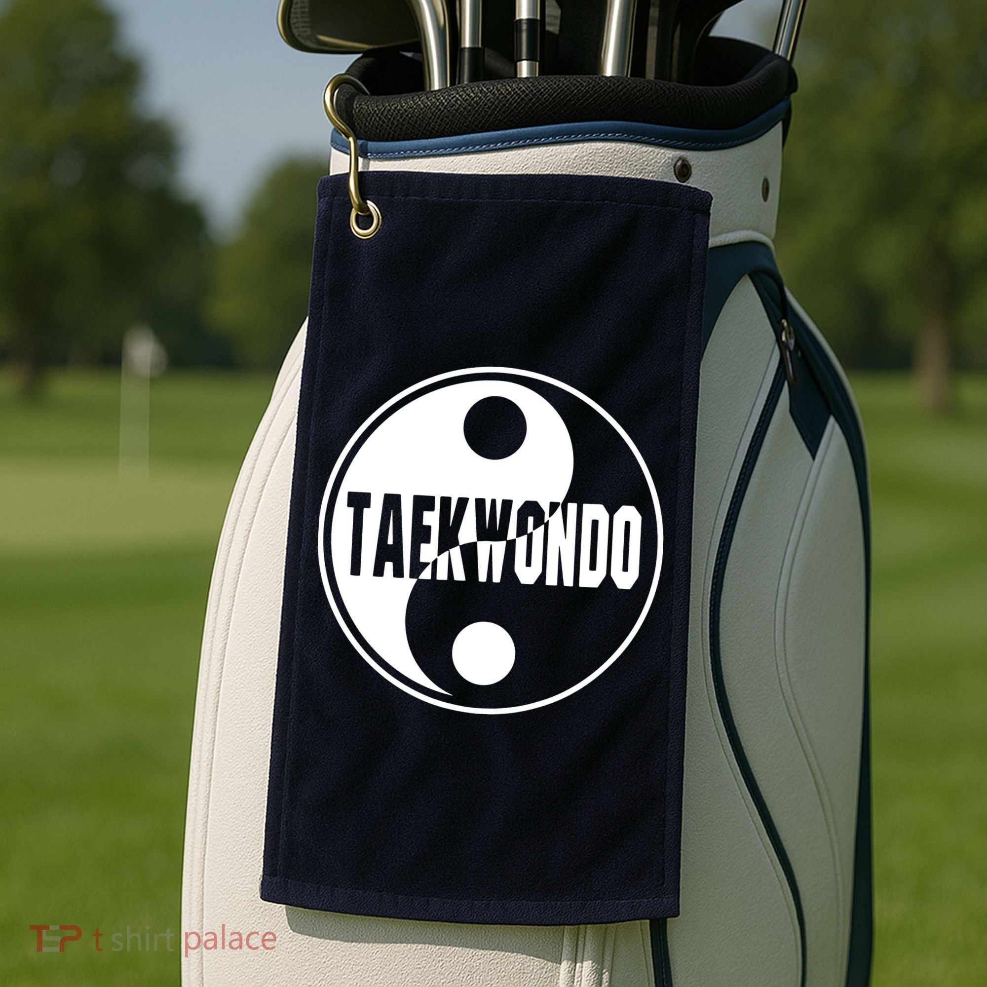 Taekwondo Yin Yang Tae Kwon Do Duality Tee Golf Towel