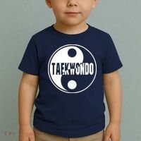 Taekwondo Yin Yang Tae Kwon Do Duality Tee Toddler T-Shirt thumb 2