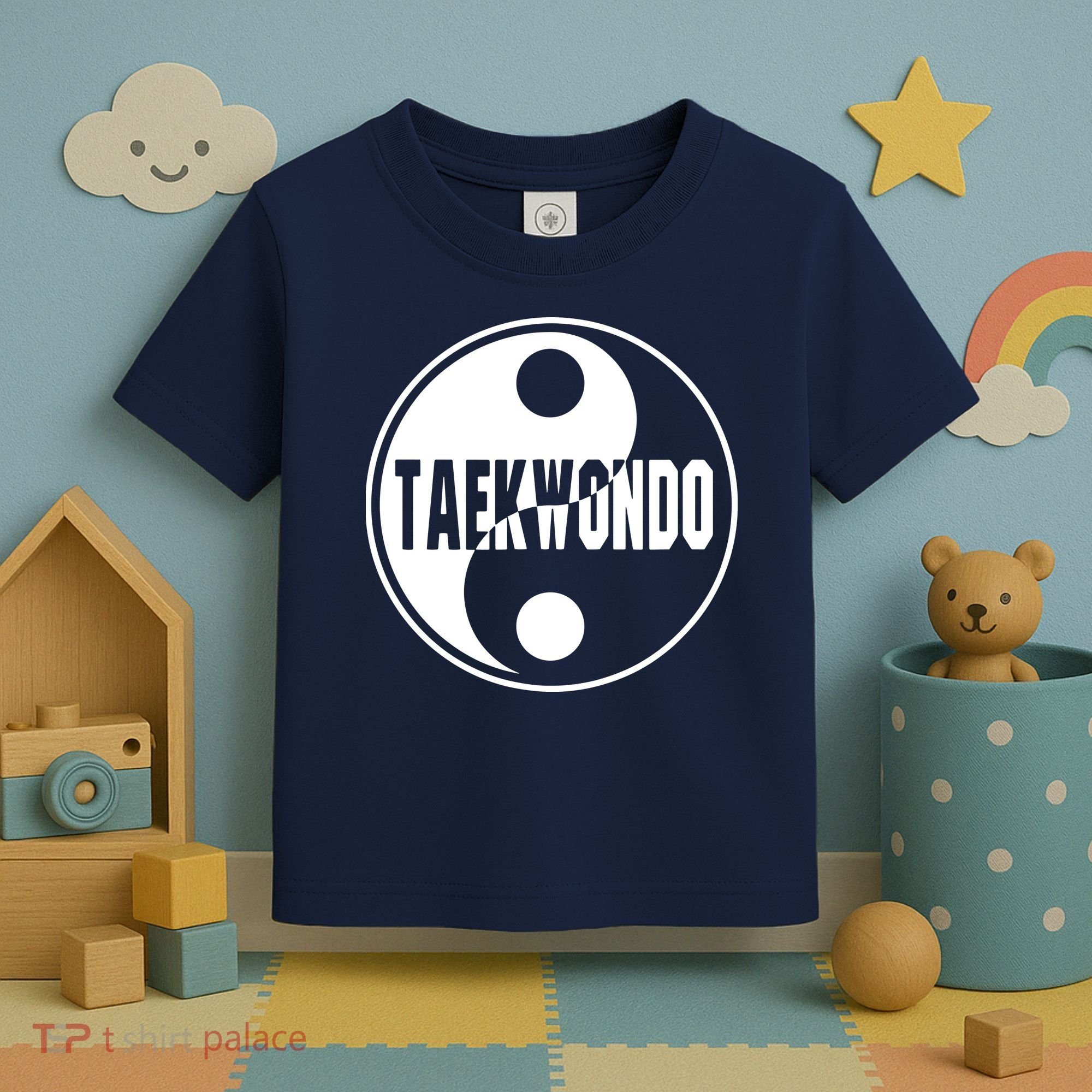 Taekwondo Yin Yang Tae Kwon Do Duality Tee Toddler T-Shirt