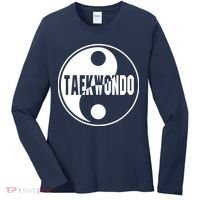 Taekwondo Yin Yang Tae Kwon Do Duality Tee Women's Long Sleeve Shirt thumb 0