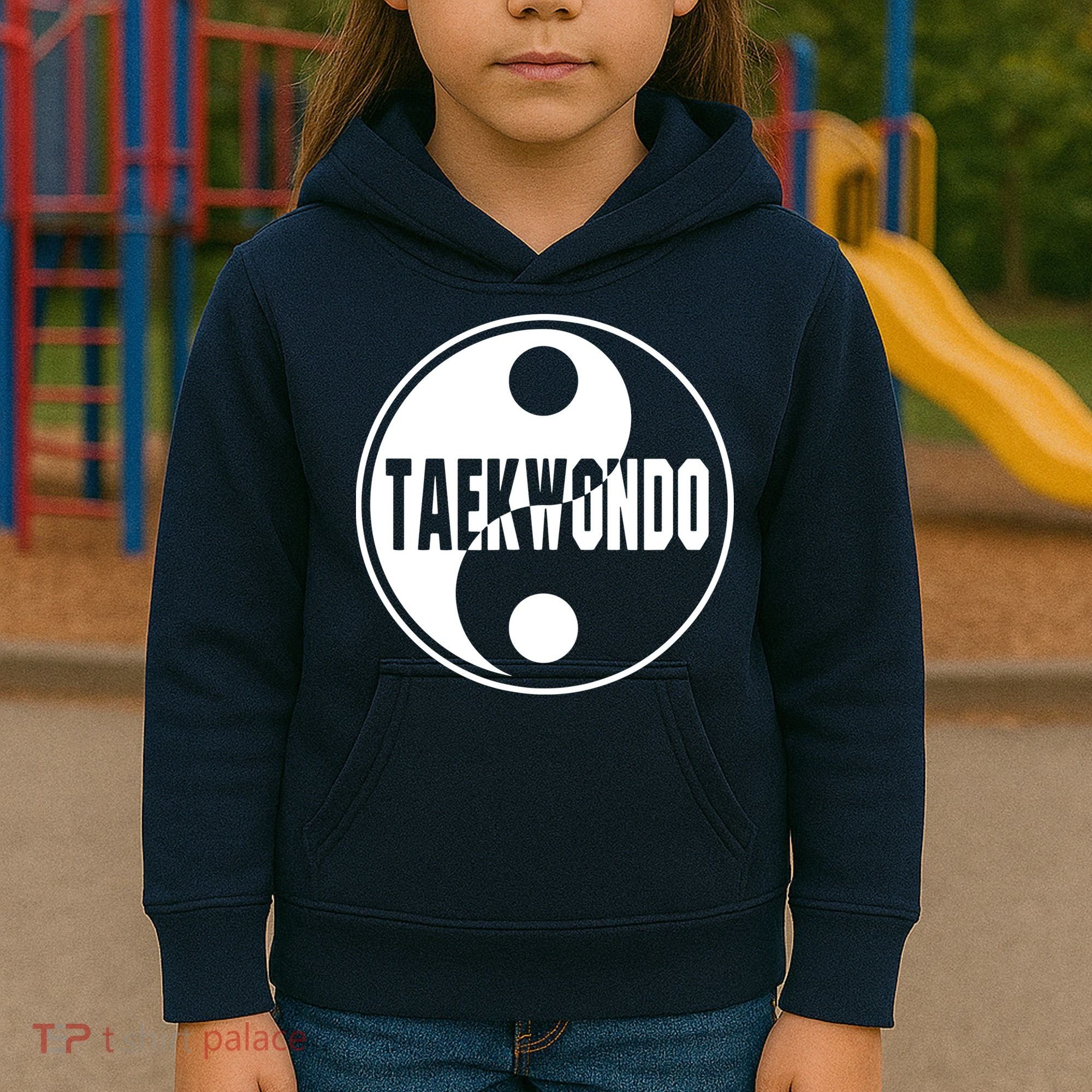 Taekwondo Yin Yang Tae Kwon Do Duality Tee Kids Hoodie