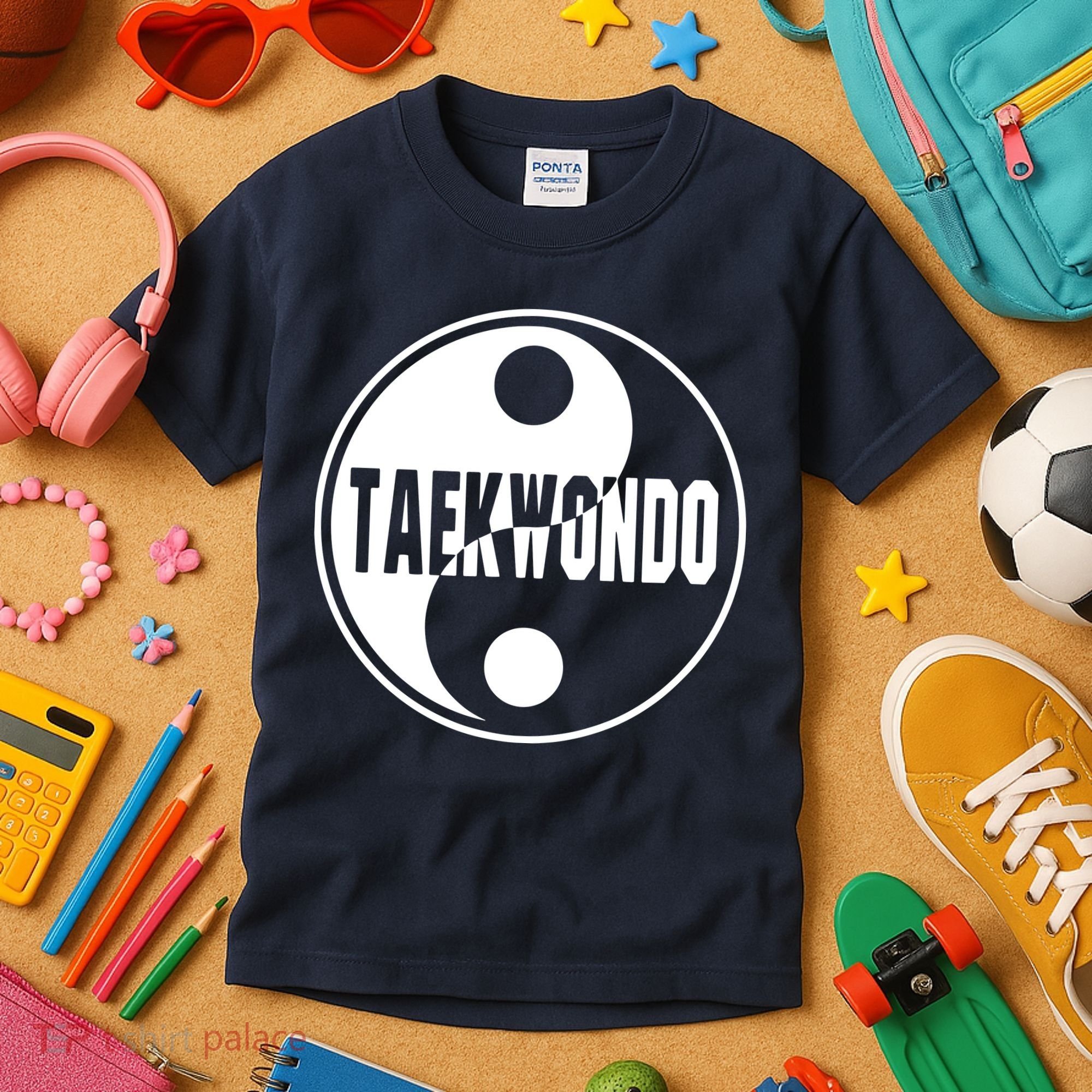 Taekwondo Yin Yang Tae Kwon Do Duality Tee Kids T-Shirt