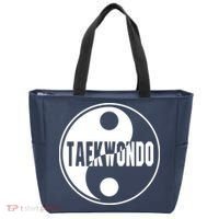 Taekwondo Yin Yang Tae Kwon Do Duality Tee Tote Bag thumb 0