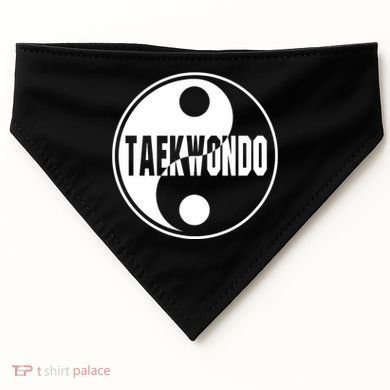 Taekwondo Yin Yang Tae Kwon Do Duality USA-Made Doggie Bandana