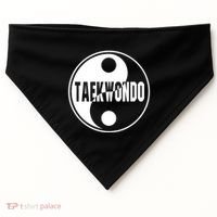 Taekwondo Yin Yang Tae Kwon Do Duality USA-Made Doggie Bandana thumb 0