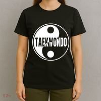 Taekwondo Yin Yang Tae Kwon Do Duality T-Shirt thumb 4
