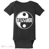 Taekwondo Yin Yang Tae Kwon Do Duality Baby Bodysuit thumb 0