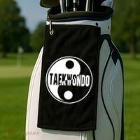 Taekwondo Yin Yang Tae Kwon Do Duality Golf Towel thumb 2