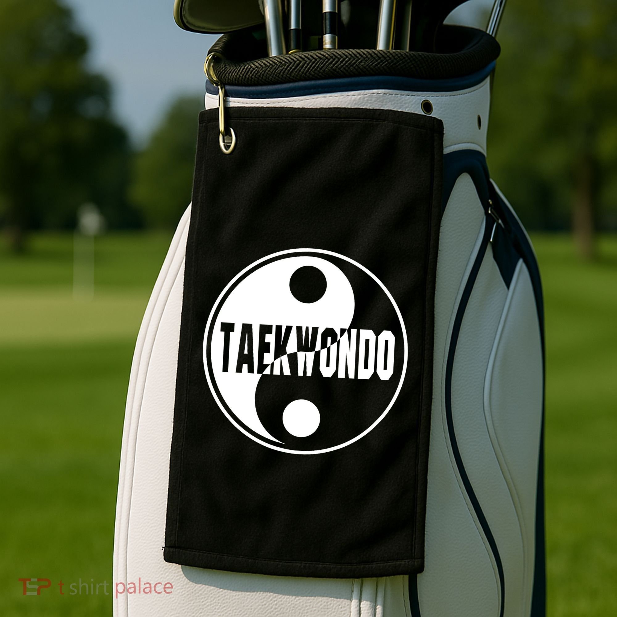 Taekwondo Yin Yang Tae Kwon Do Duality Golf Towel