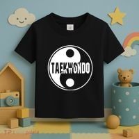Taekwondo Yin Yang Tae Kwon Do Duality Toddler T-Shirt thumb 3