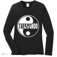 Taekwondo Yin Yang Tae Kwon Do Duality Women's Long Sleeve Shirt thumb 0