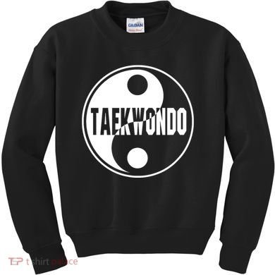 Taekwondo Yin Yang Tae Kwon Do Duality Kids Sweatshirt
