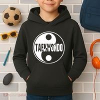 Taekwondo Yin Yang Tae Kwon Do Duality Kids Hoodie thumb 2