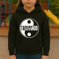 Taekwondo Yin Yang Tae Kwon Do Duality Kids Hoodie thumb 3