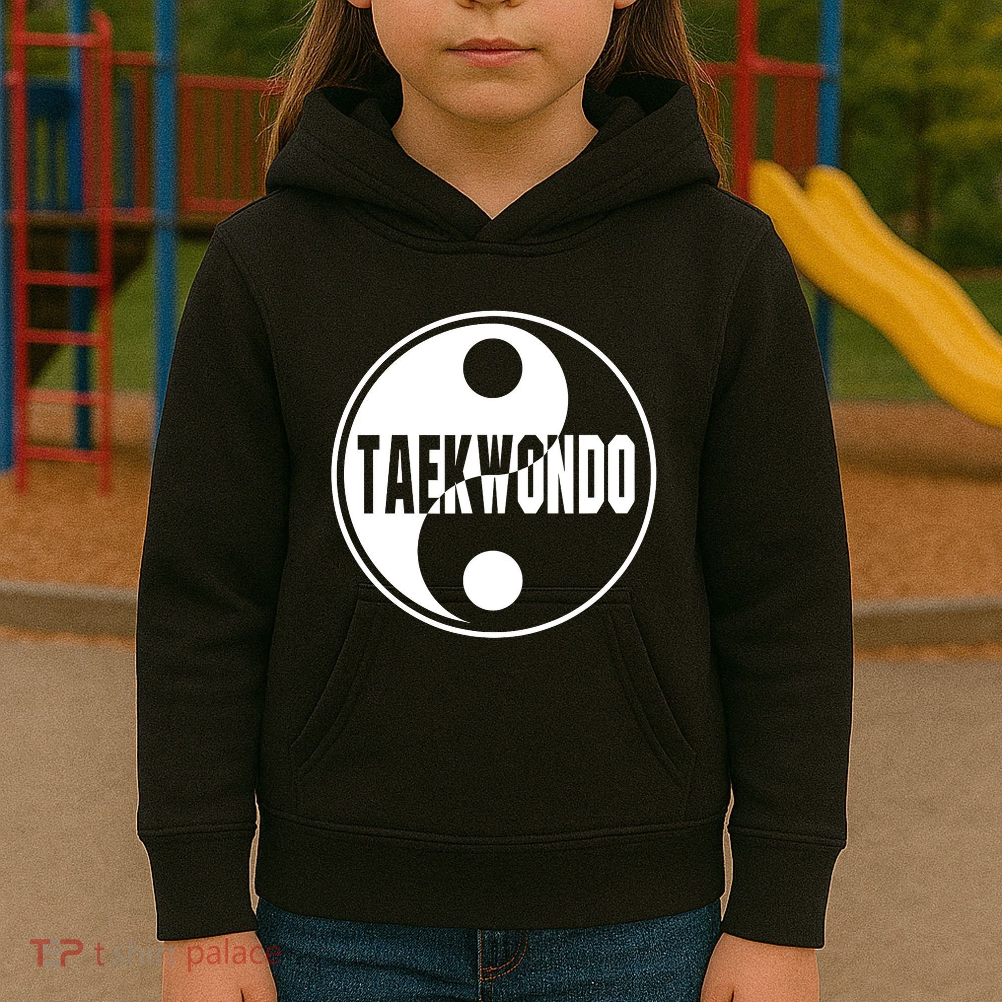 Taekwondo Yin Yang Tae Kwon Do Duality Kids Hoodie
