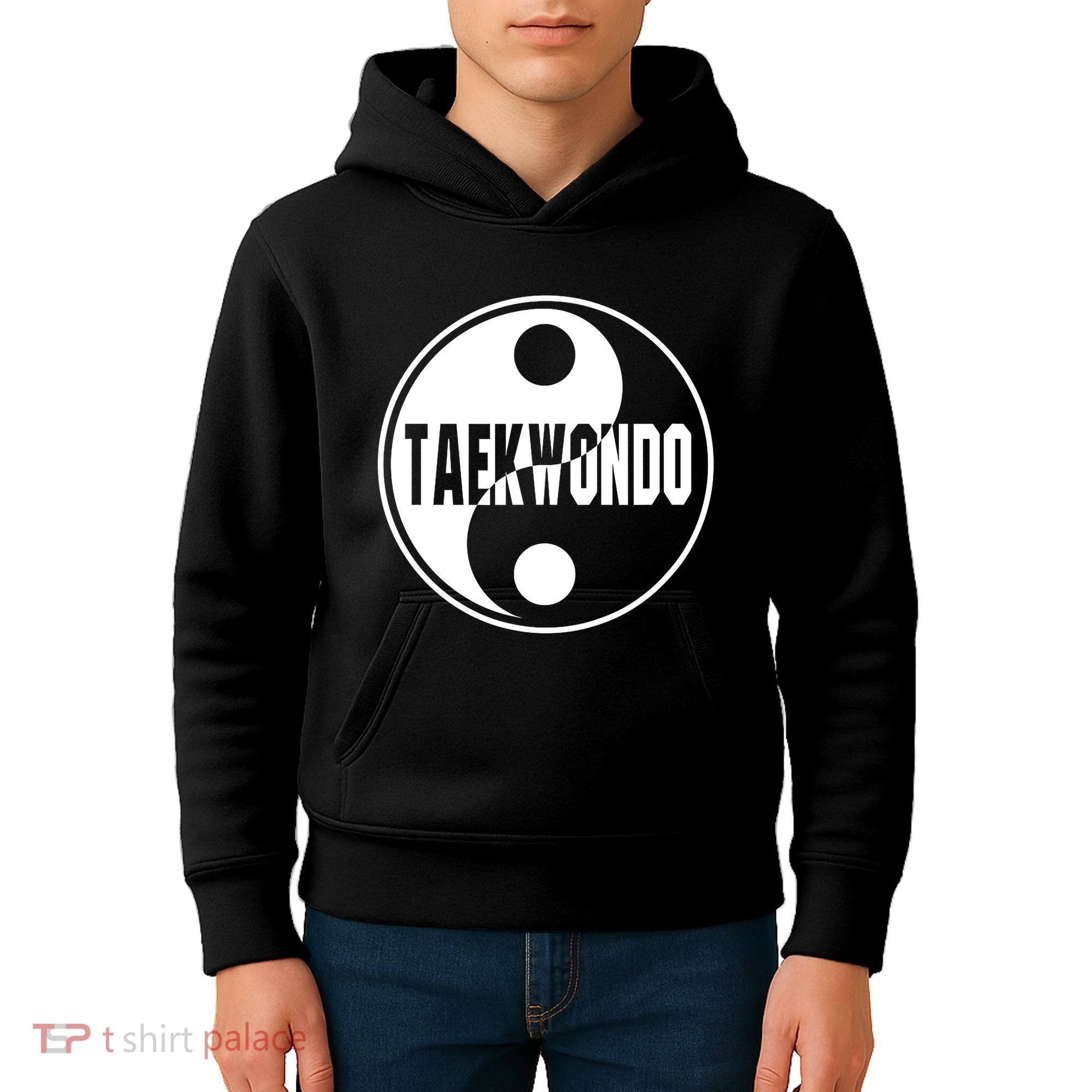 Taekwondo Yin Yang Tae Kwon Do Duality Kids Hoodie