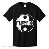 Taekwondo Yin Yang Tae Kwon Do Duality Kids T-Shirt thumb 0