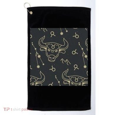 Taurus Zodiac Astrology Golf Towel