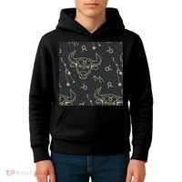Taurus Zodiac Astrology Kids Hoodie thumb 4