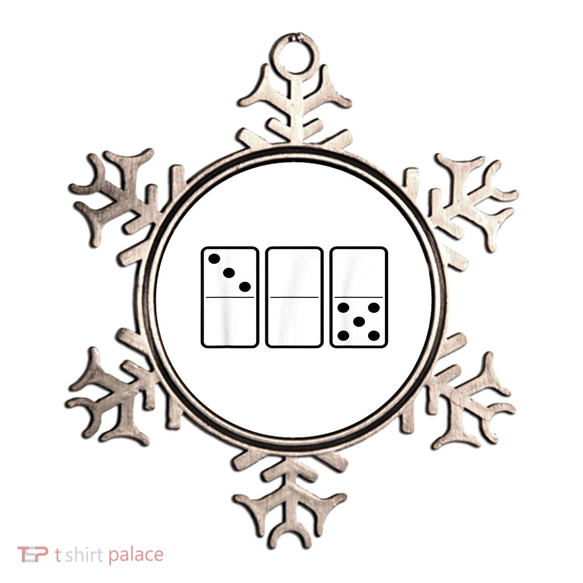 Three Zero Five 305 Miami Domino Ornament