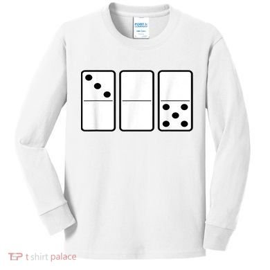 Three Zero Five 305 Miami Domino Kids Long Sleeve Shirt