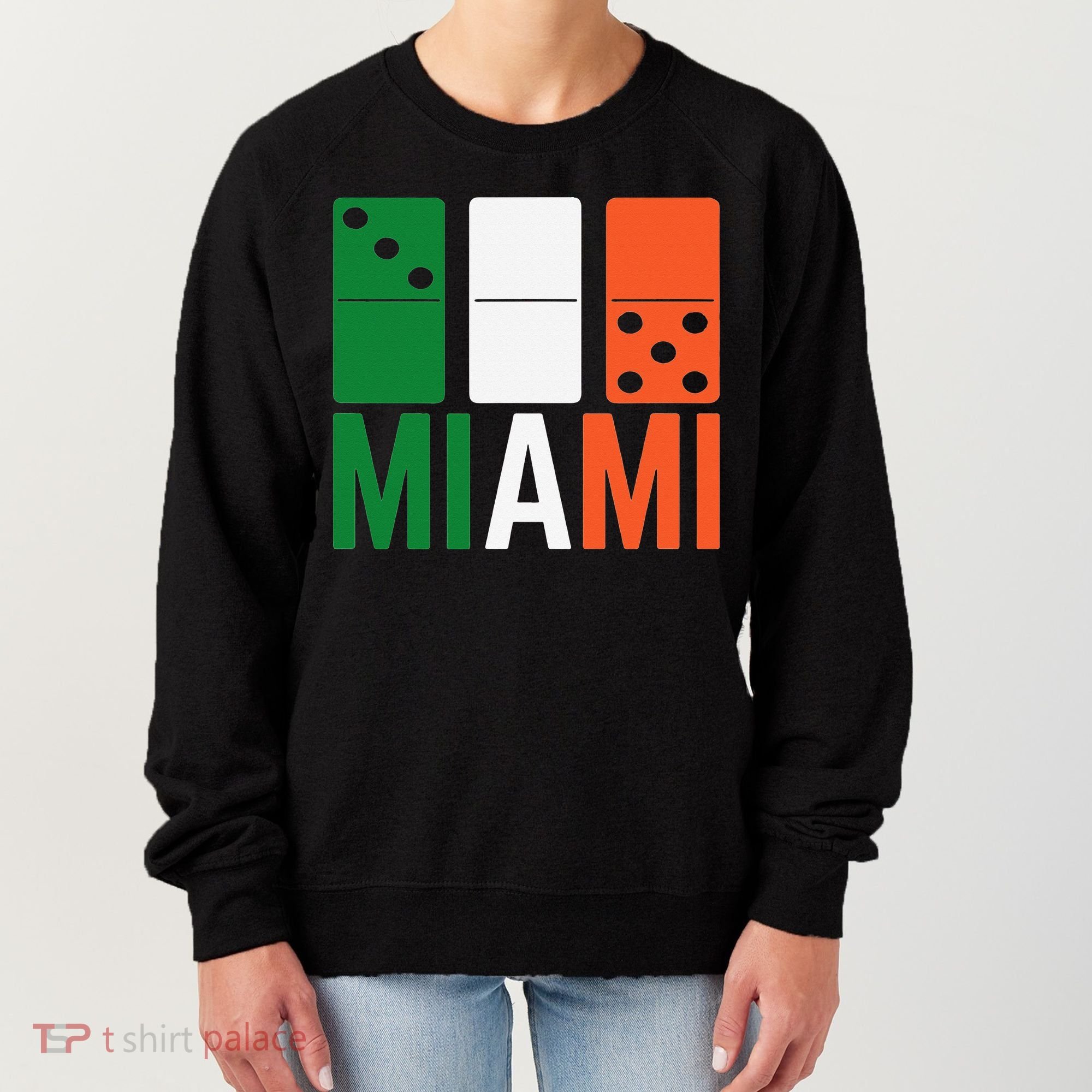 Three Zero Five 305 Miami Domino Women's Sweatshirt