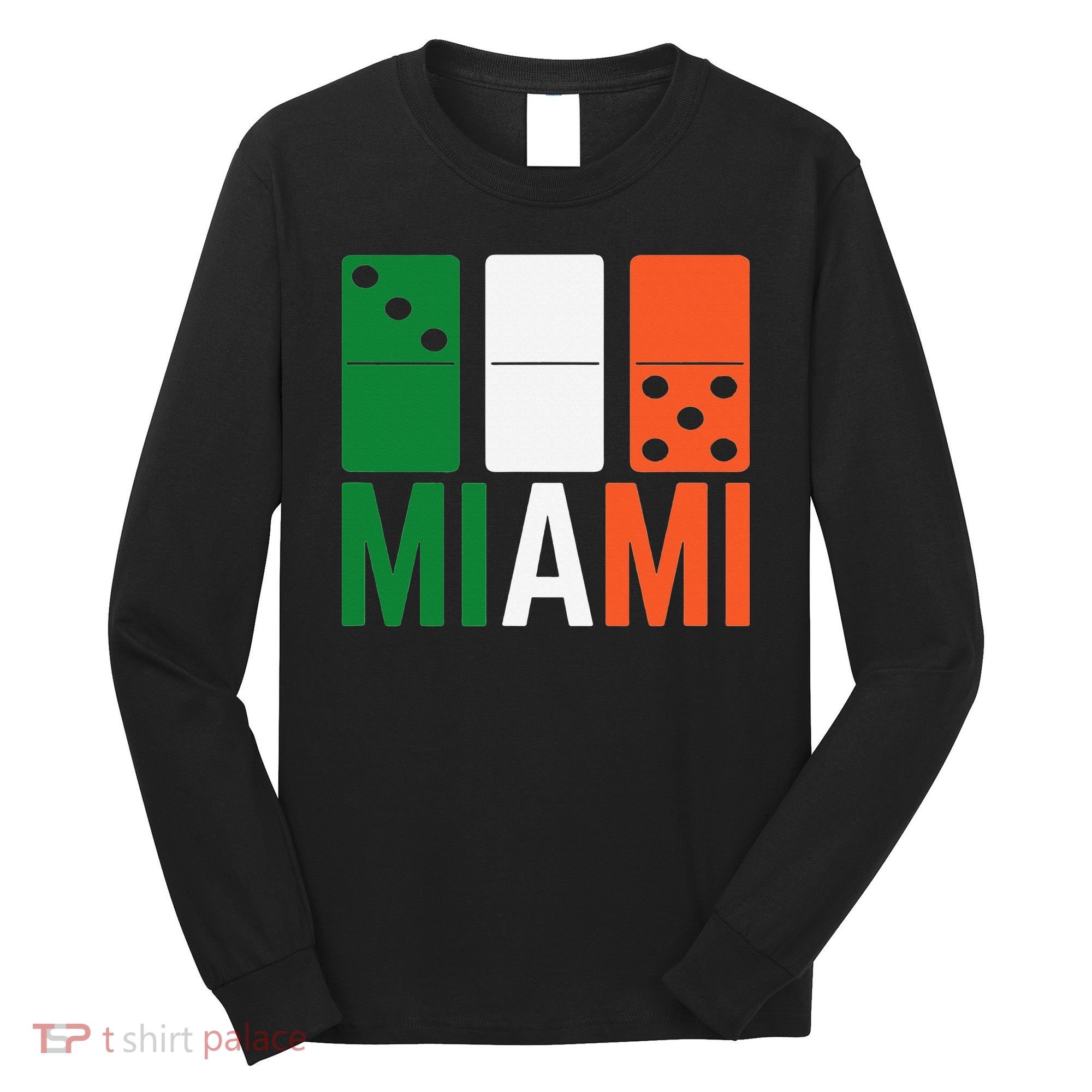 Three Zero Five 305 Miami Domino Long Sleeve Shirt