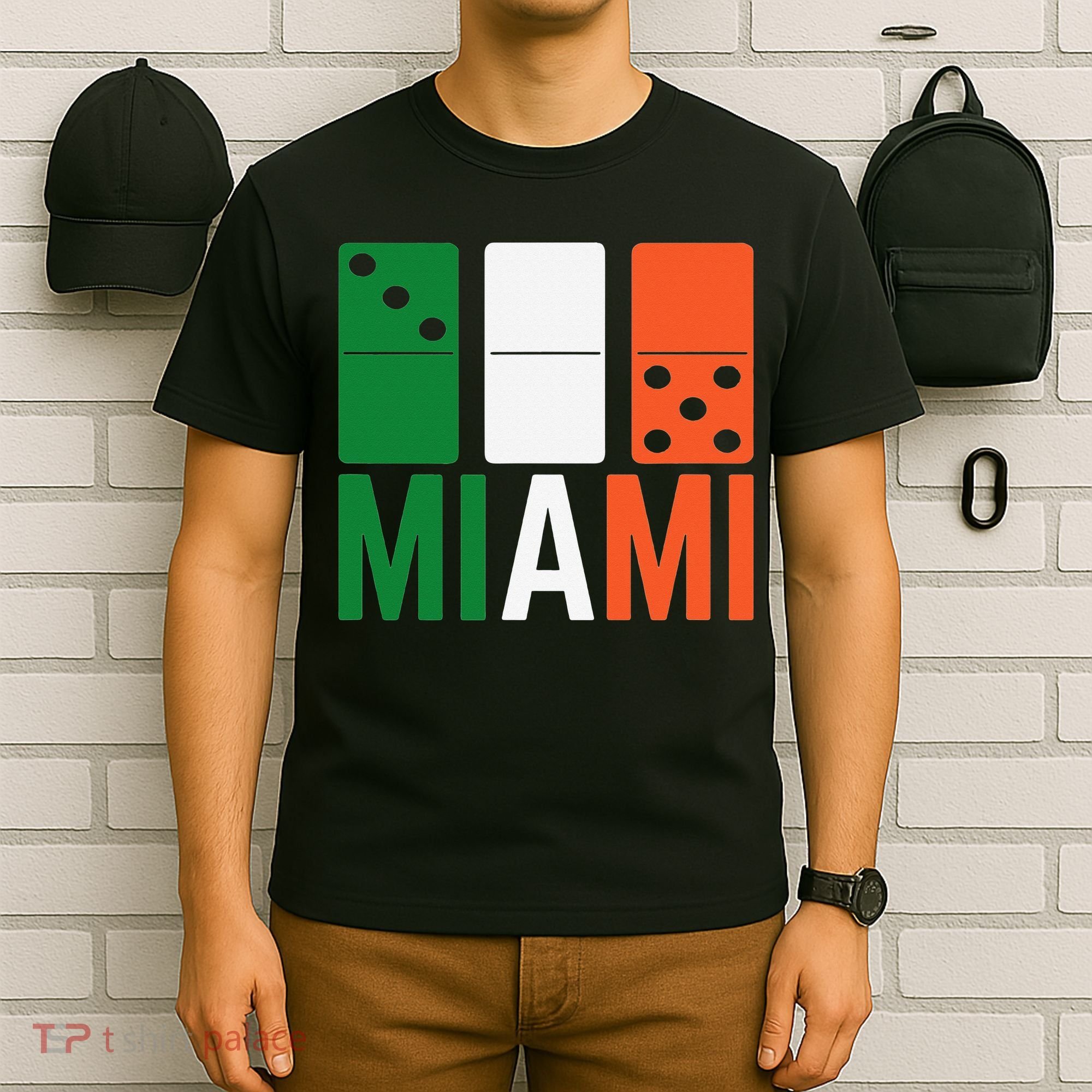 Three Zero Five 305 Miami Domino T-Shirt