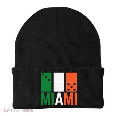 Three Zero Five 305 Miami Domino Beanie
