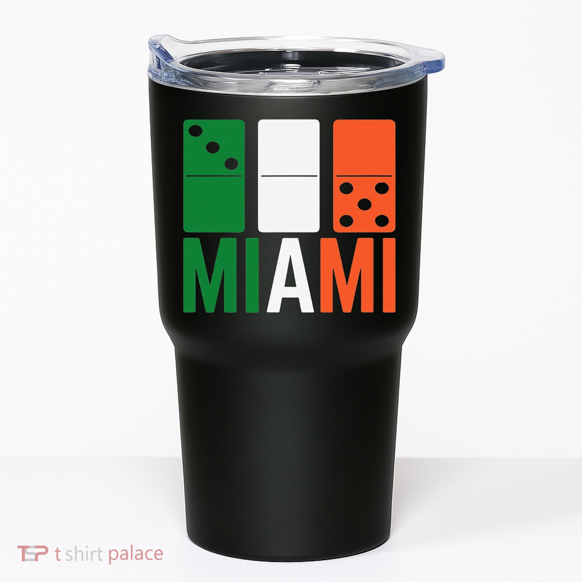 Three Zero Five 305 Miami Domino Tumbler