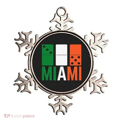 Three Zero Five 305 Miami Domino Ornament