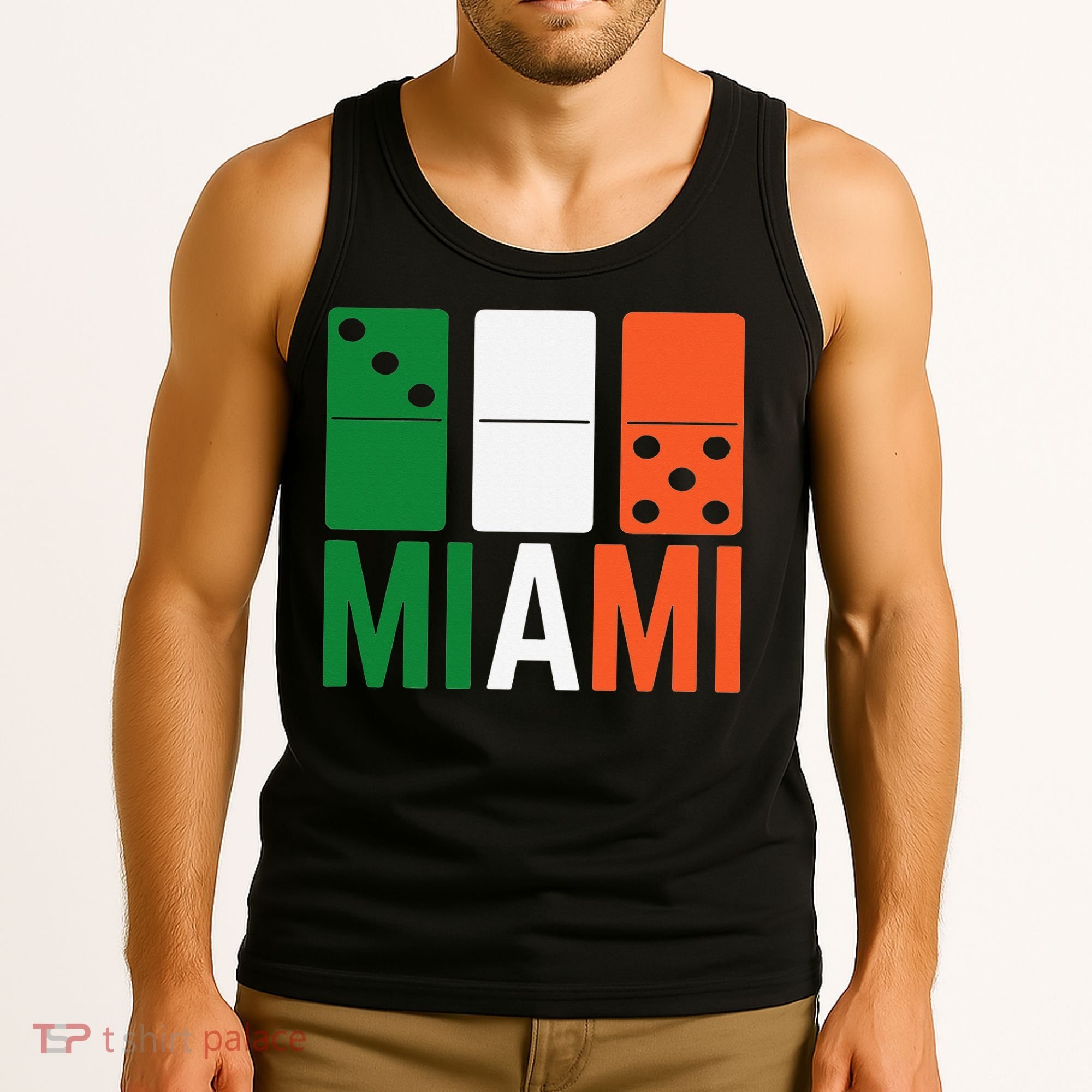 Three Zero Five 305 Miami Domino Tank Top