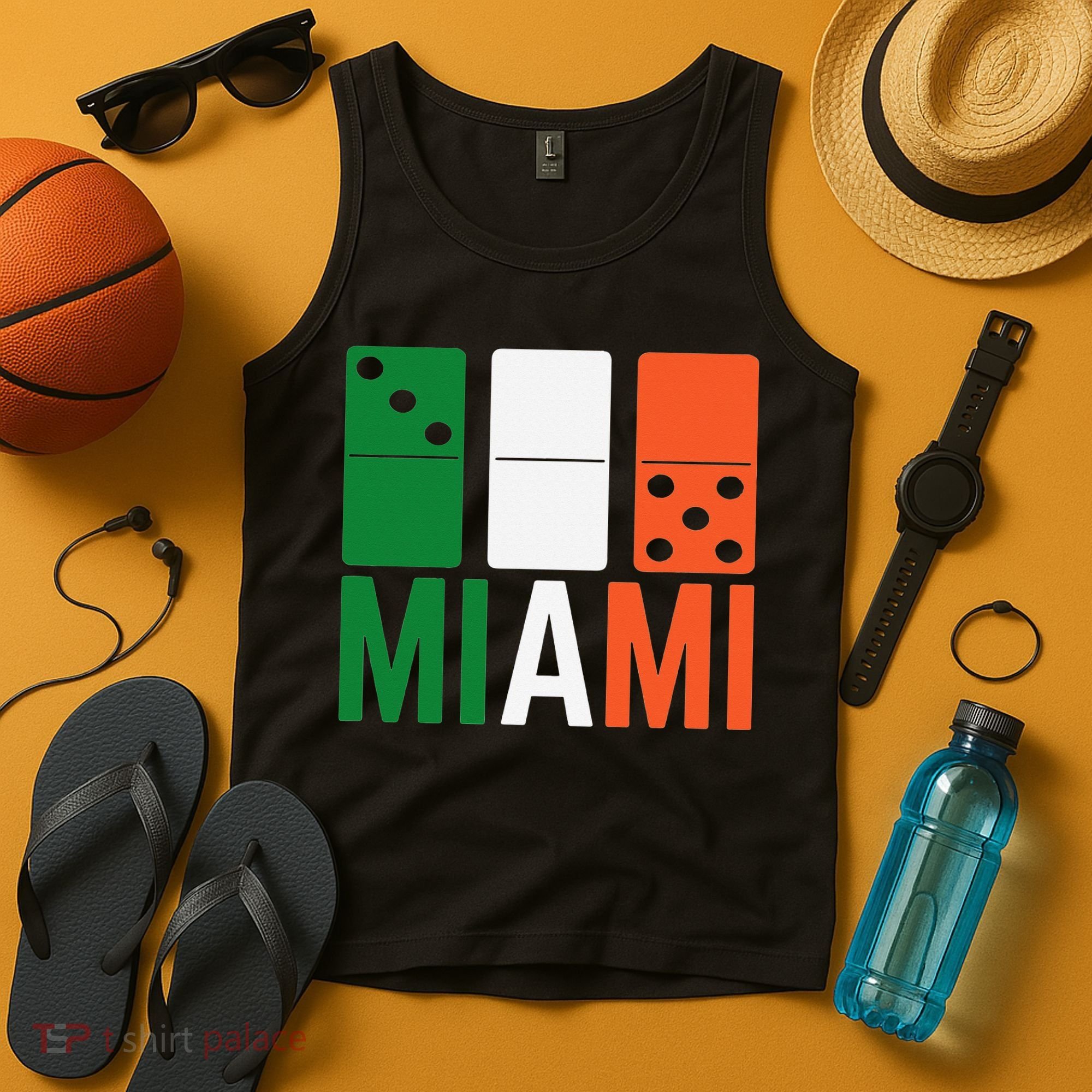 Three Zero Five 305 Miami Domino Tank Top