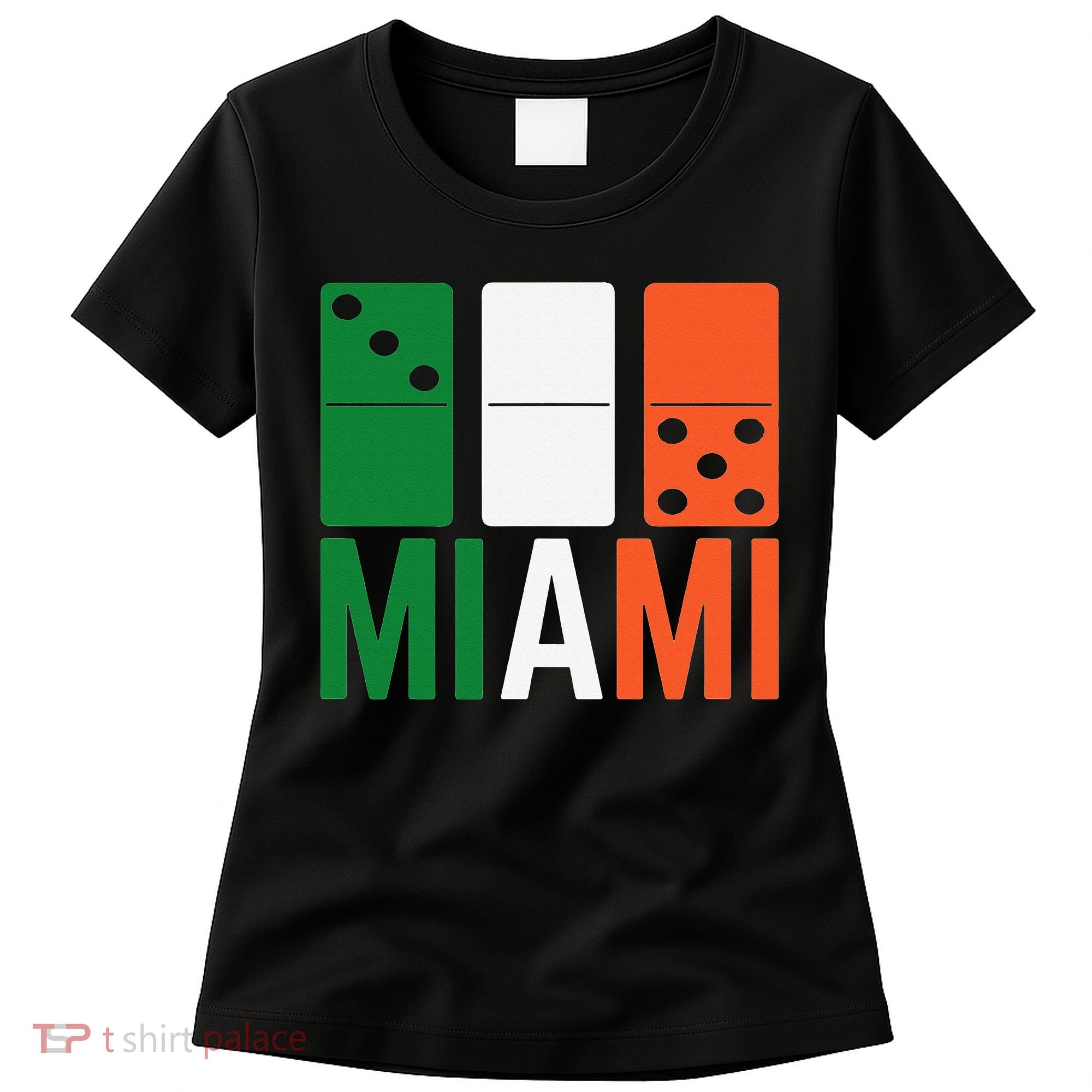 Three Zero Five 305 Miami Domino Women's T-Shirt